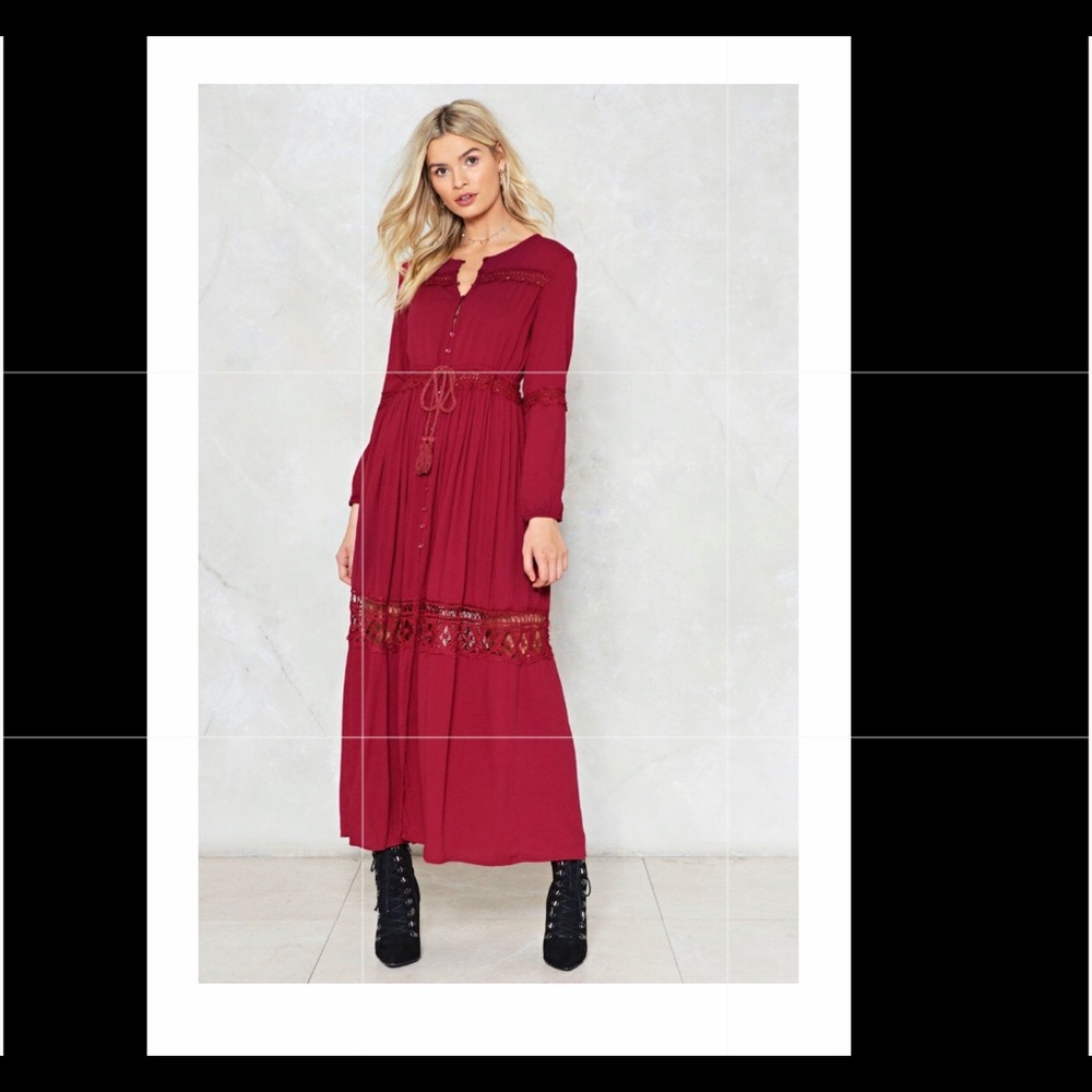 Nasty Gal Wuthering Heights Maxi